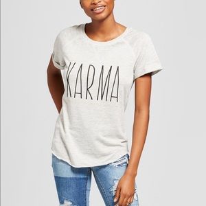 Cuff sleeved T-shirt